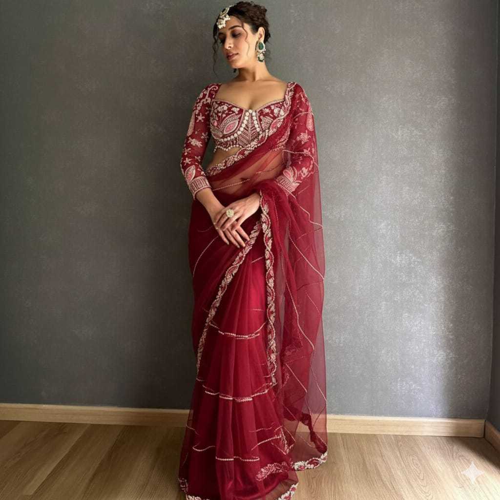 Soft Net Saree