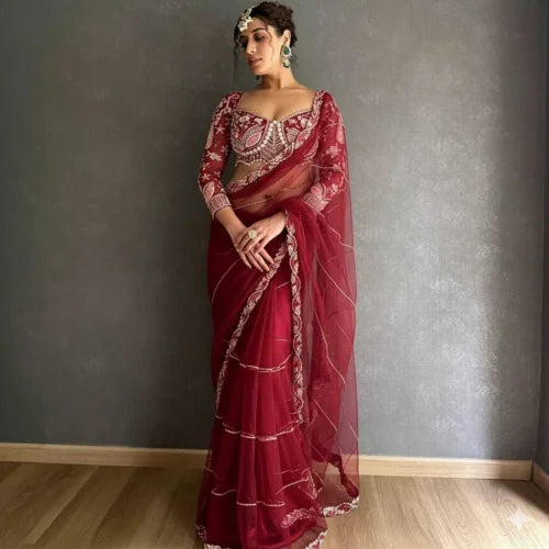 Soft Net Saree