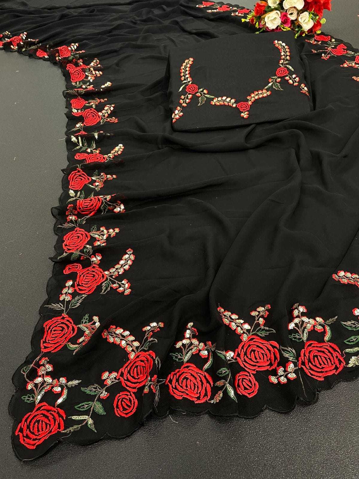 Hansika Premium Georgette Saree