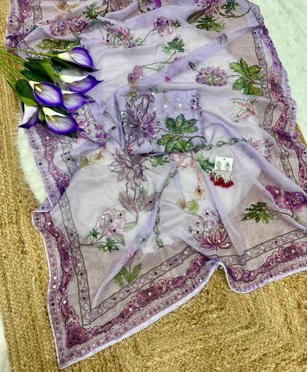 Col Tabby Silk Printed Saree
