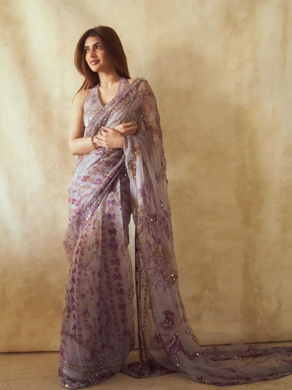 Col Tabby Silk Printed Saree