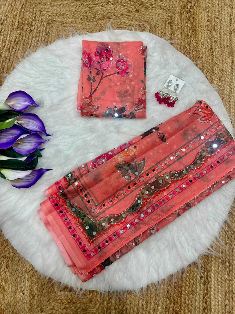 Col Tabby Silk Printed Saree