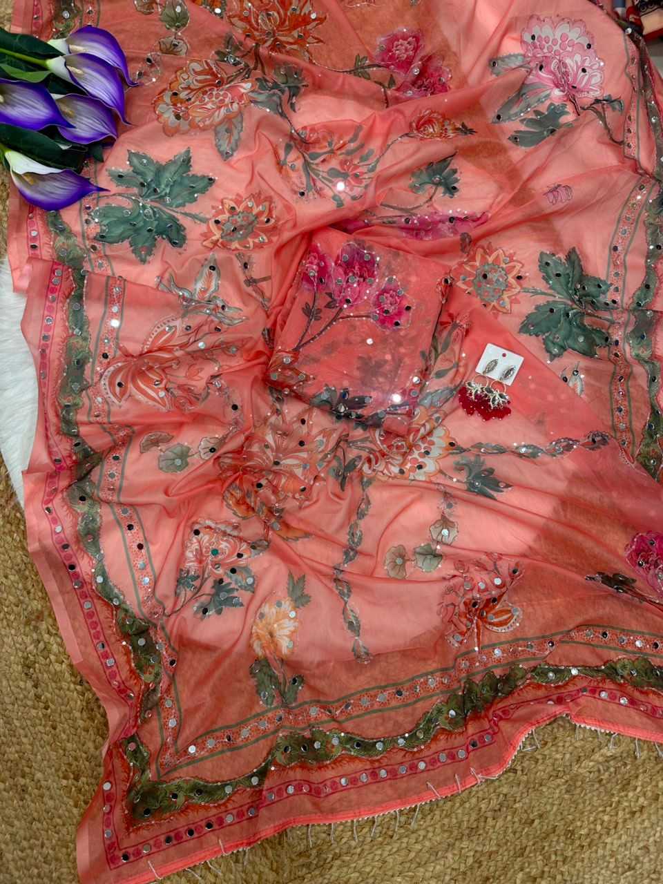 Col Tabby Silk Printed Saree