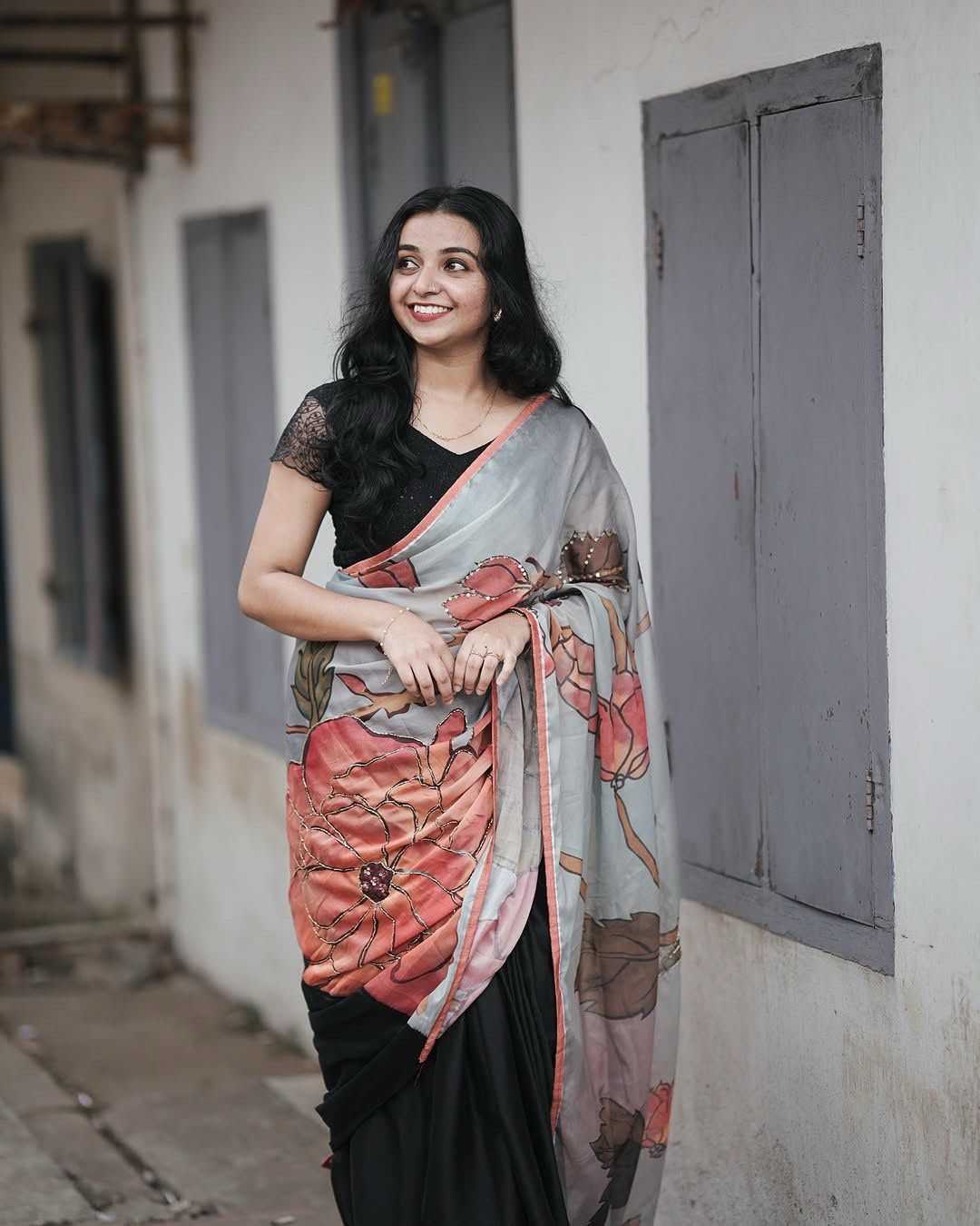 Dharika Japan Sartin Designer Saree