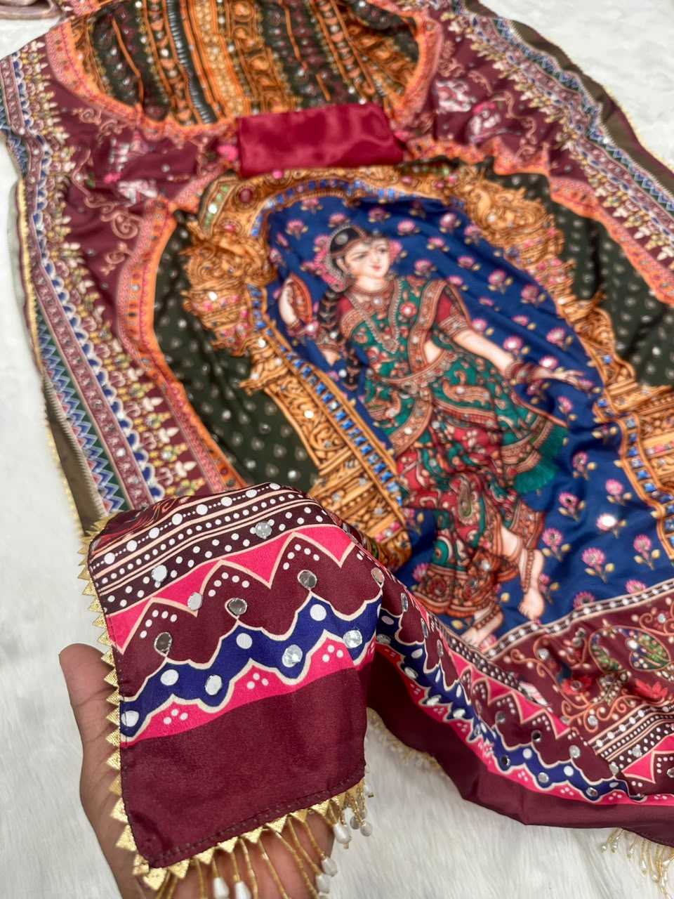 Dipali Crepe Silk Printed Saree