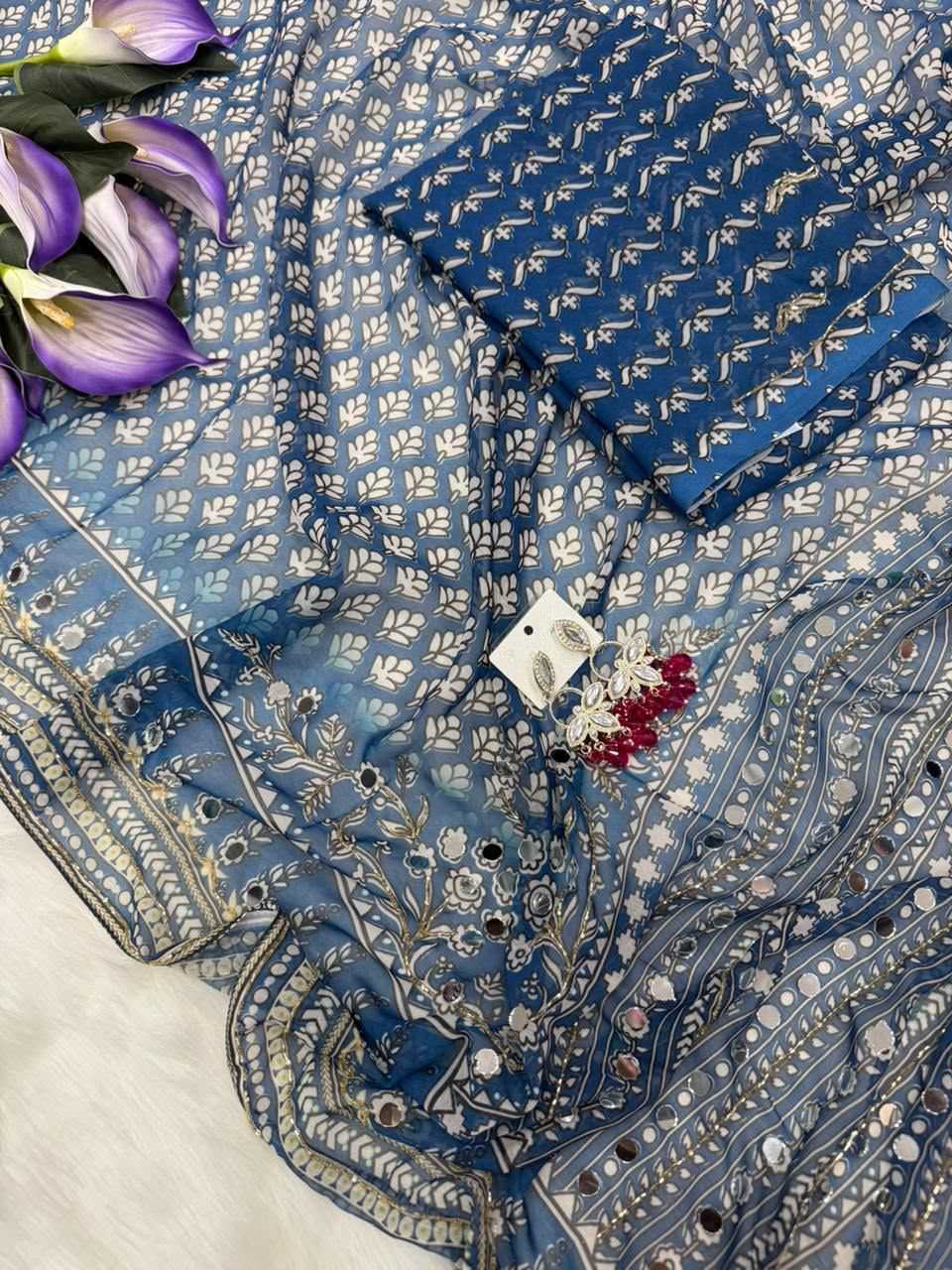 Iful Georgette Printed Saree