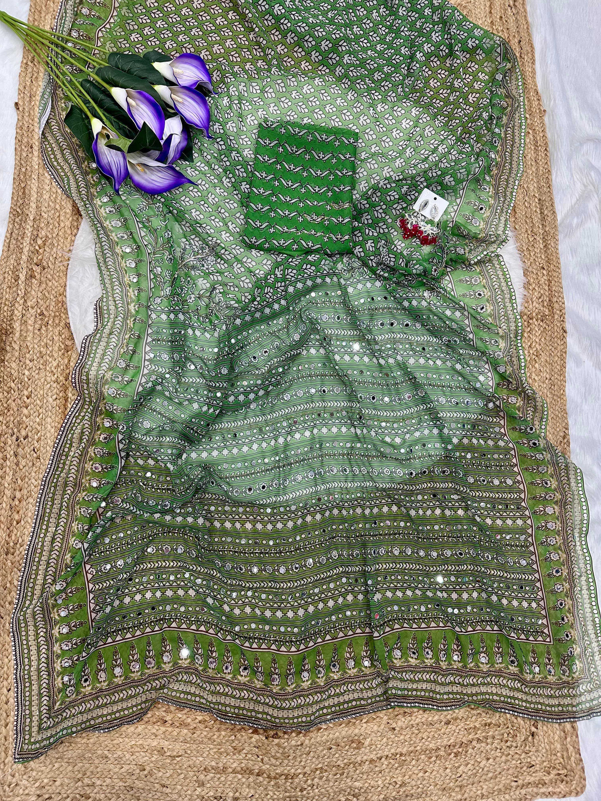 Iful Georgette Printed Saree
