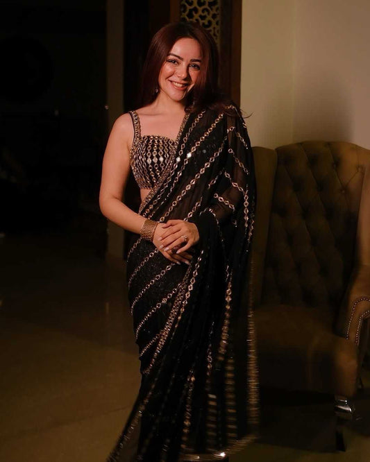 Kawali Georgette Saree