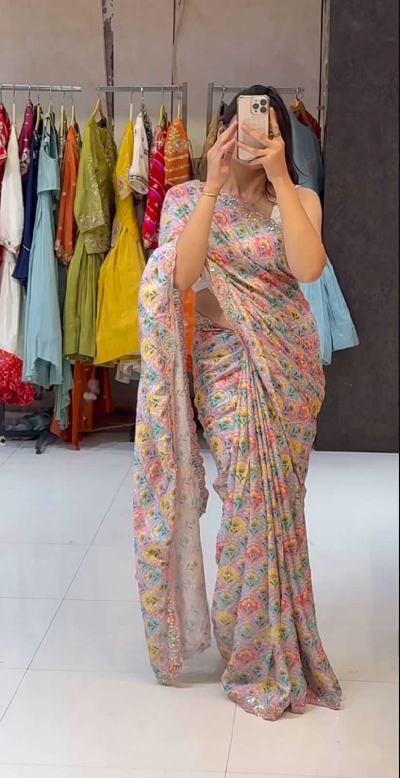Tabby Silk Traditional Saree