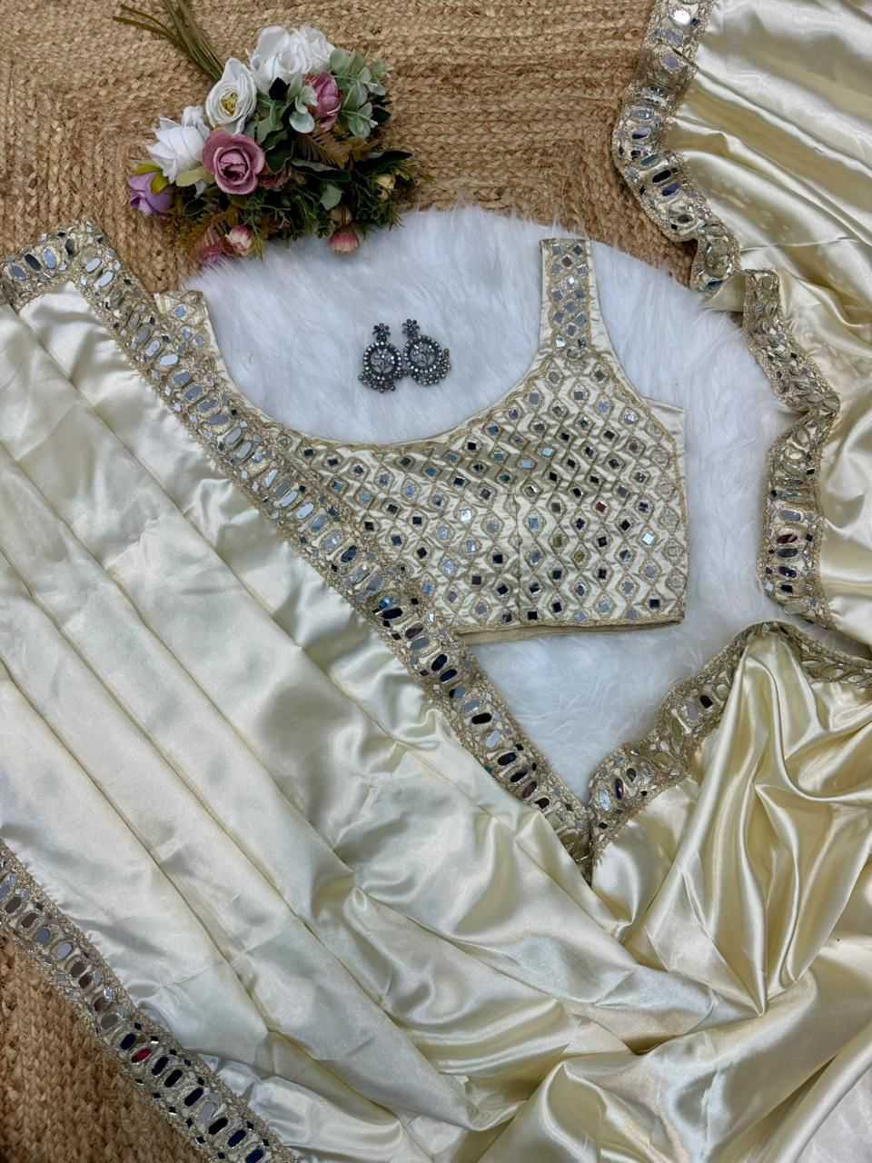 Satin Silk Traditional Saree