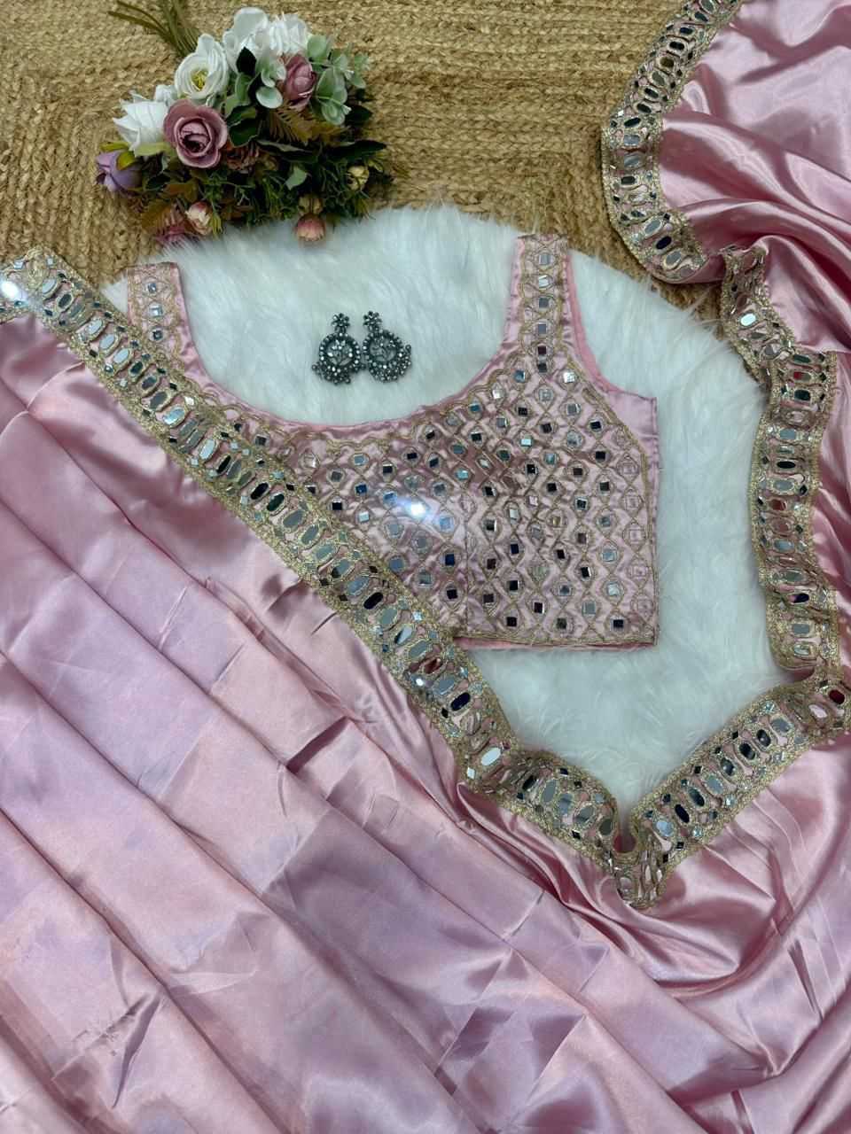 Satin Silk Traditional Saree