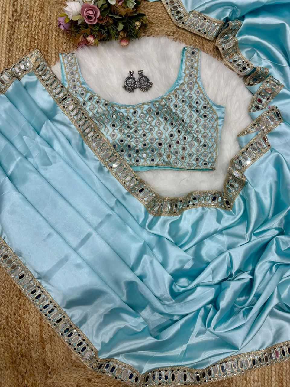 Satin Silk Traditional Saree