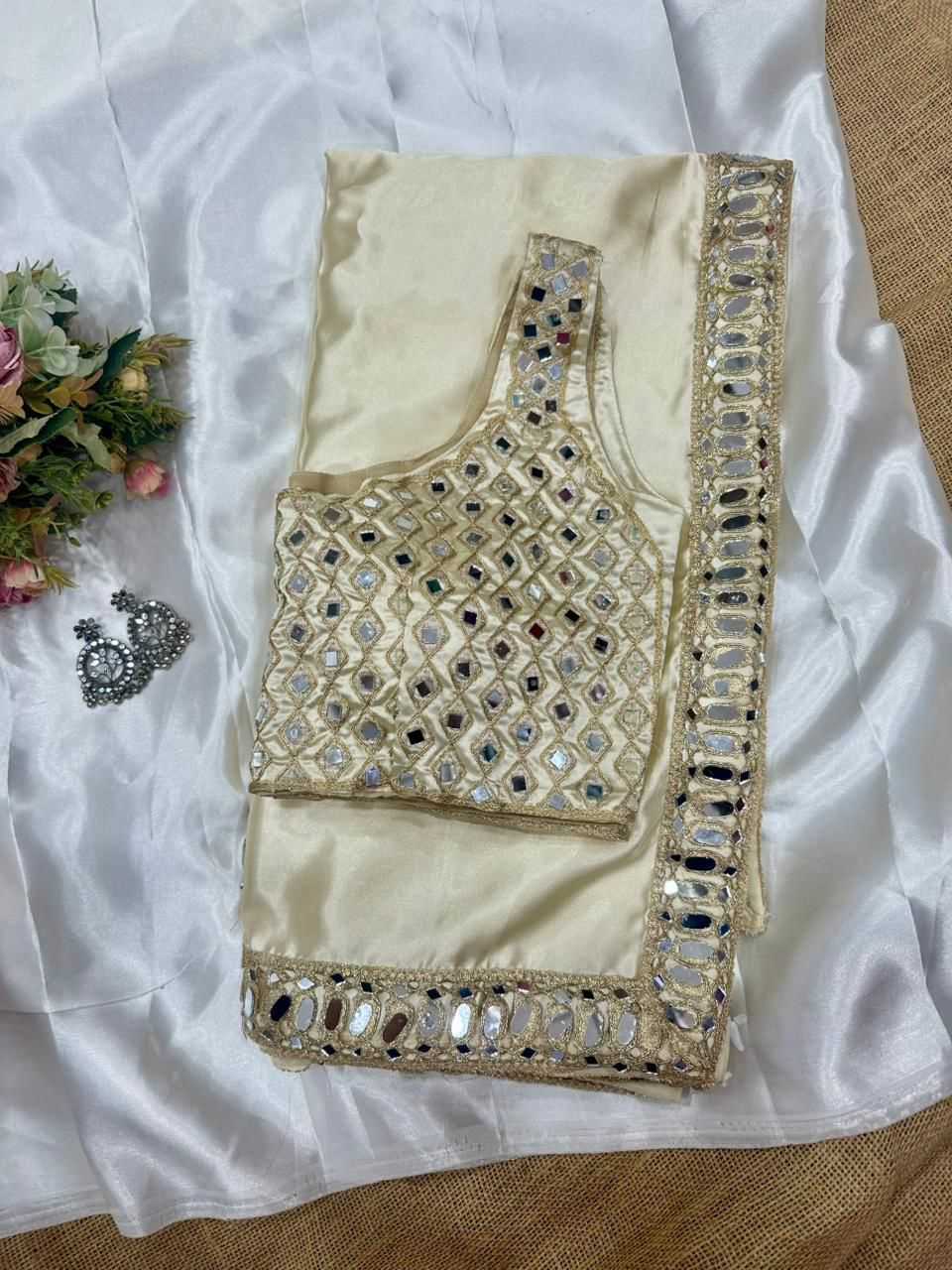 Satin Silk Traditional Saree