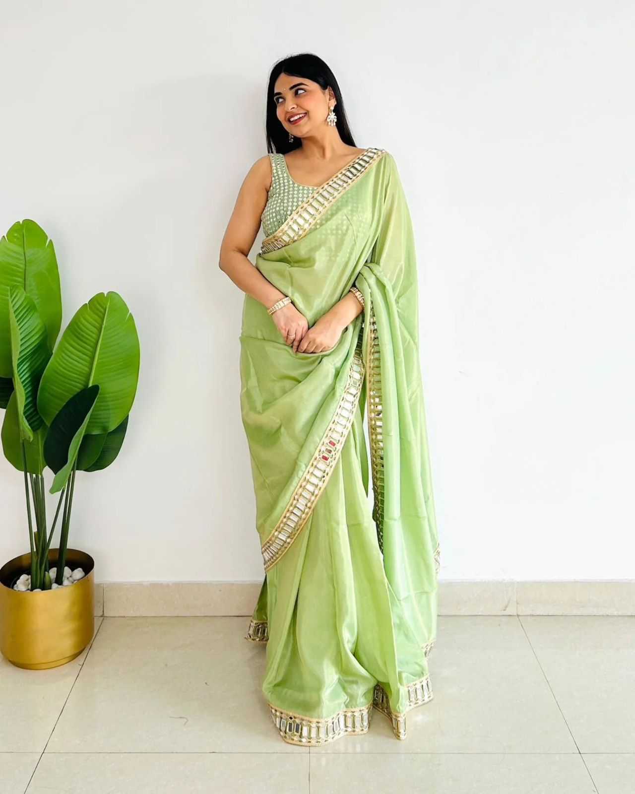 Satin Silk Traditional Saree