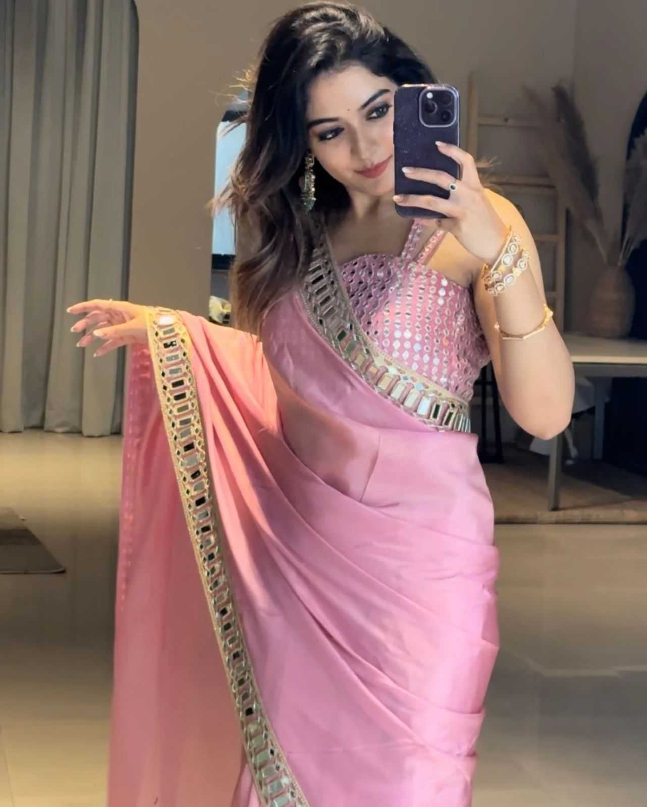 Satin Silk Traditional Saree