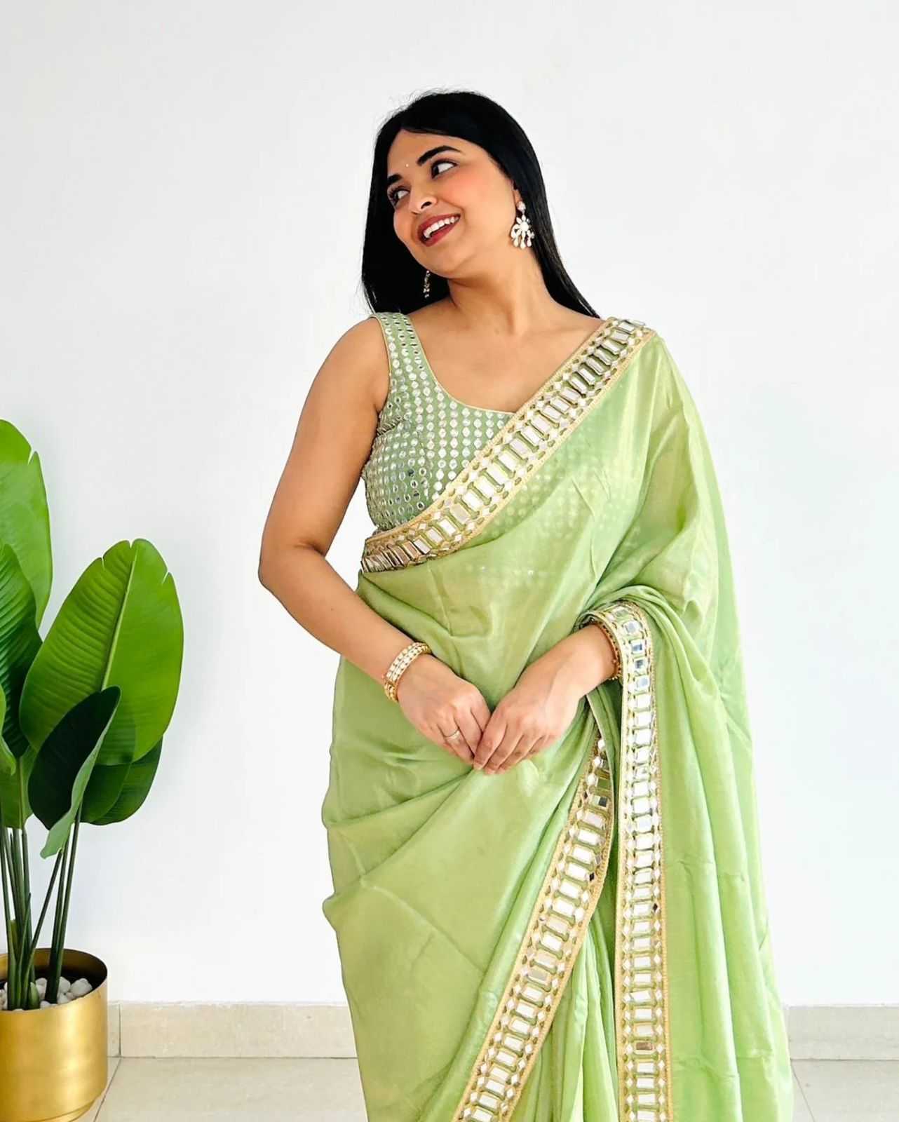 Satin Silk Traditional Saree