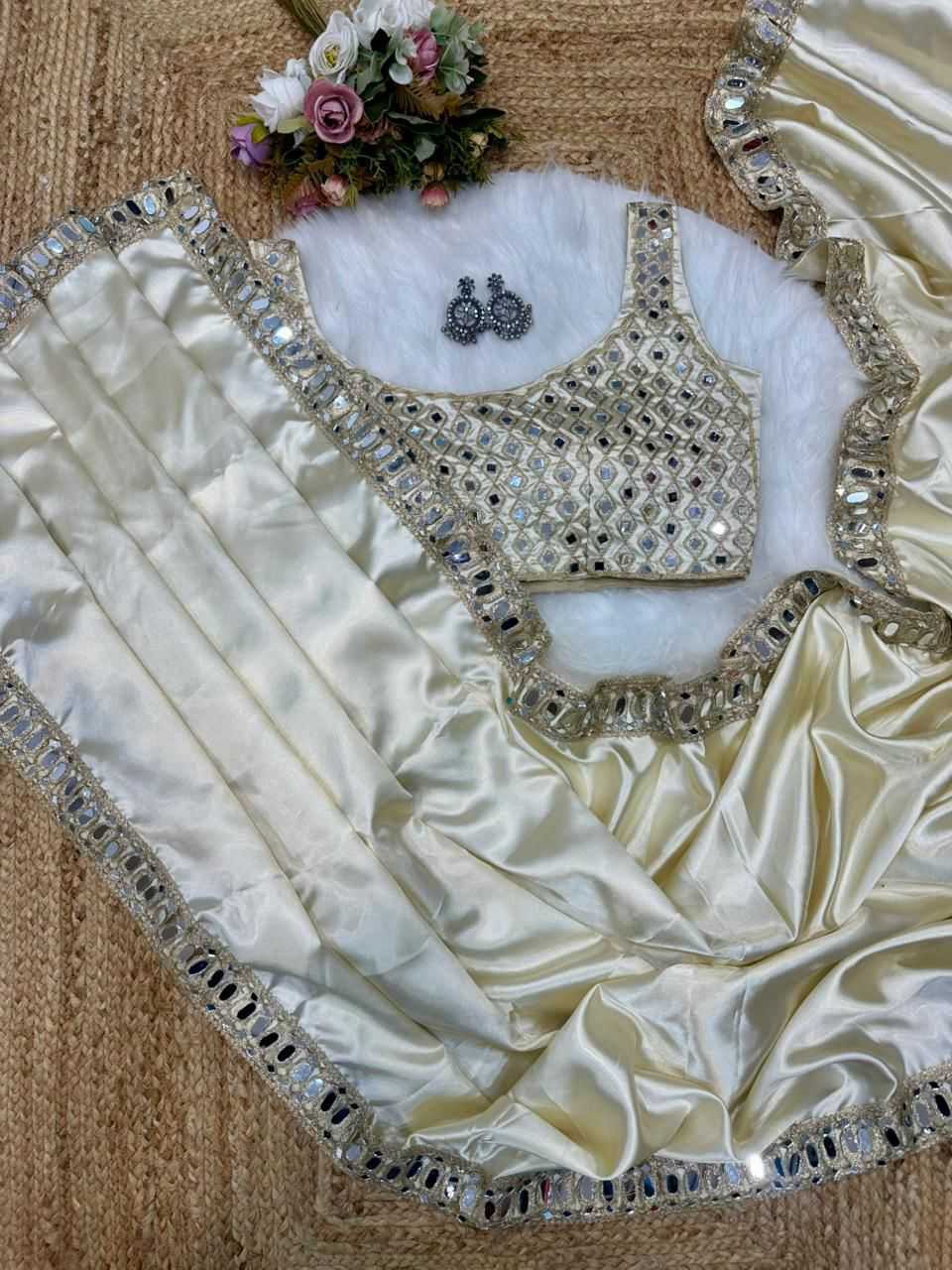 Satin Silk Traditional Saree