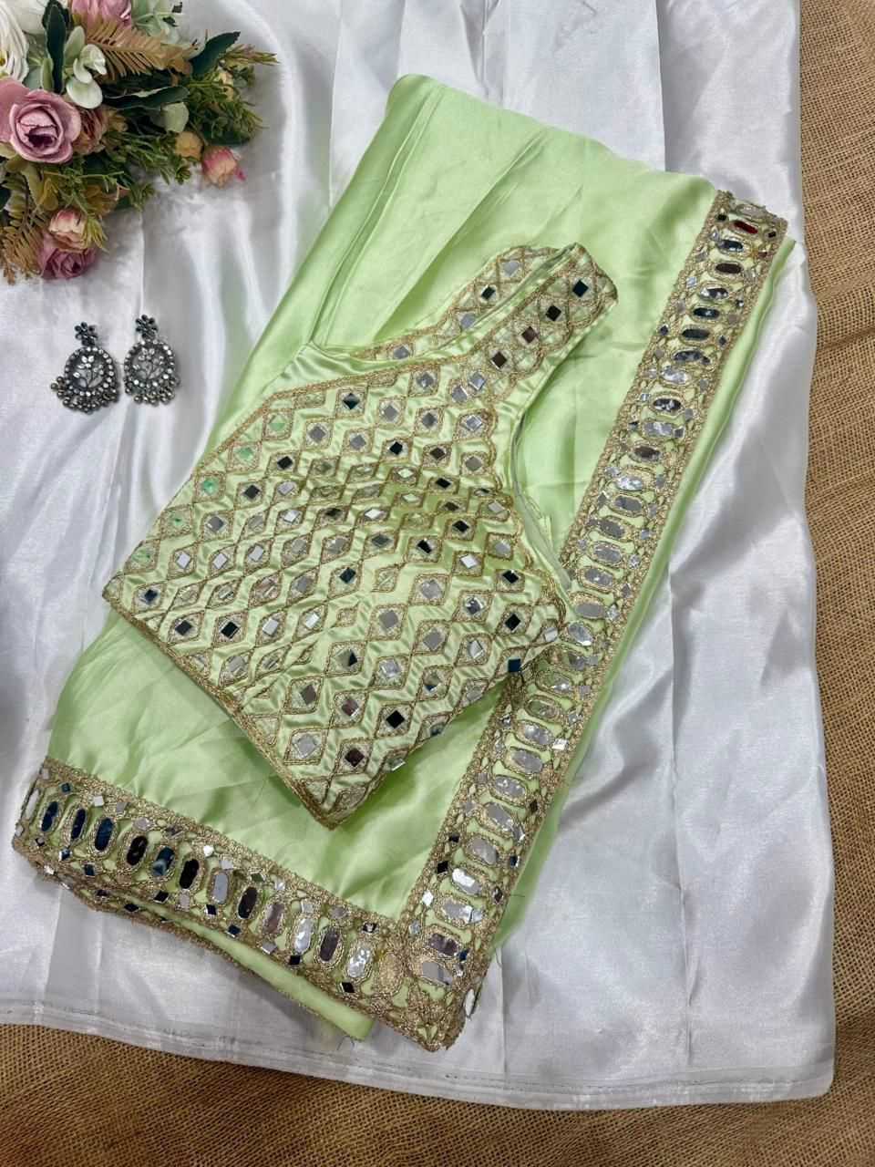 Satin Silk Traditional Saree