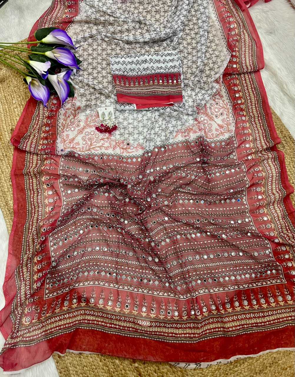 Manorama Georgette Printed Saree