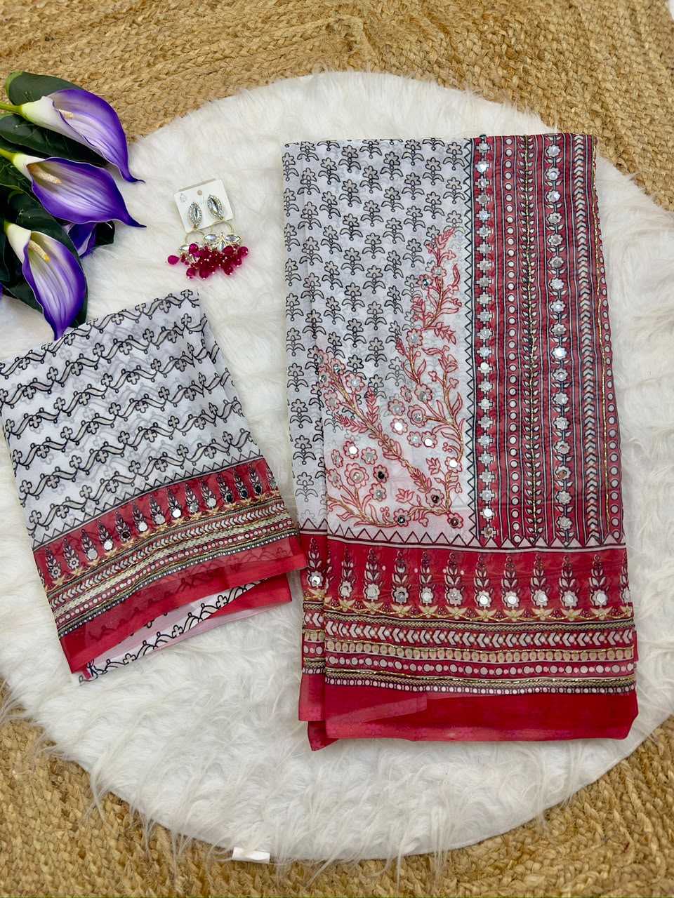 Manorama Georgette Printed Saree