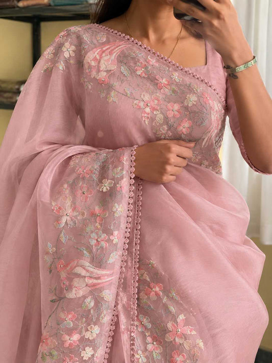 Medha Organza Designer Saree