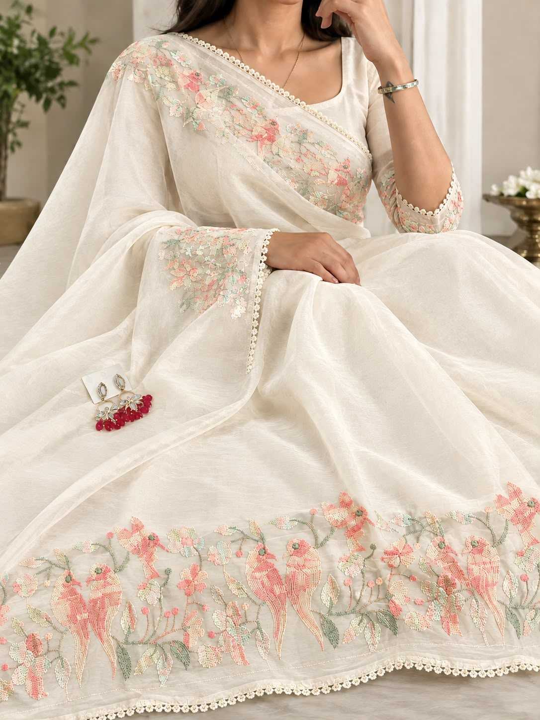 Medha Organza Designer Saree