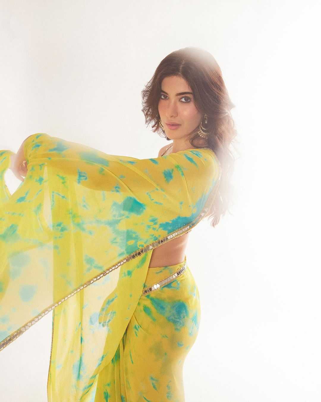 Moo Georgette Printed Saree