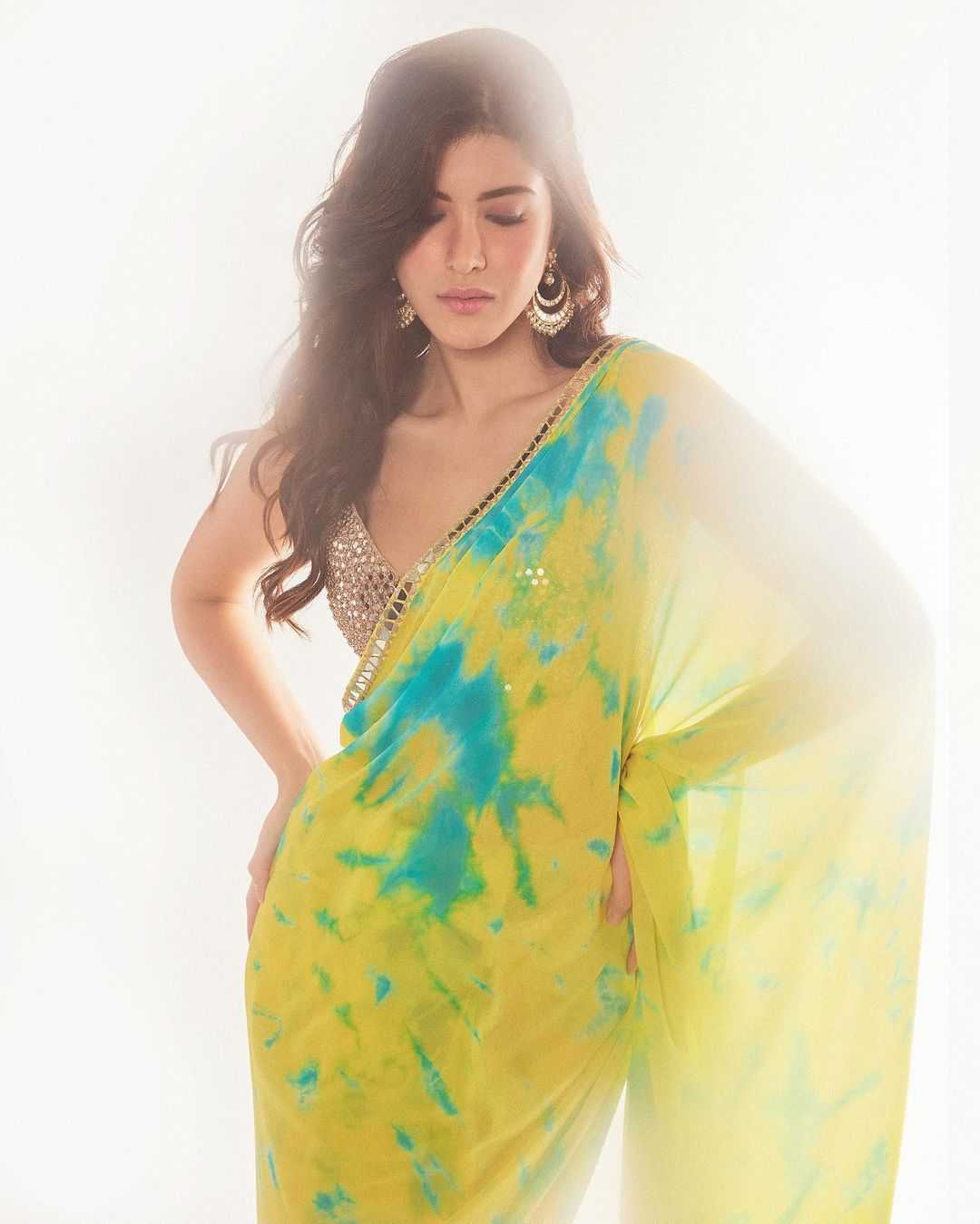 Moo Georgette Printed Saree