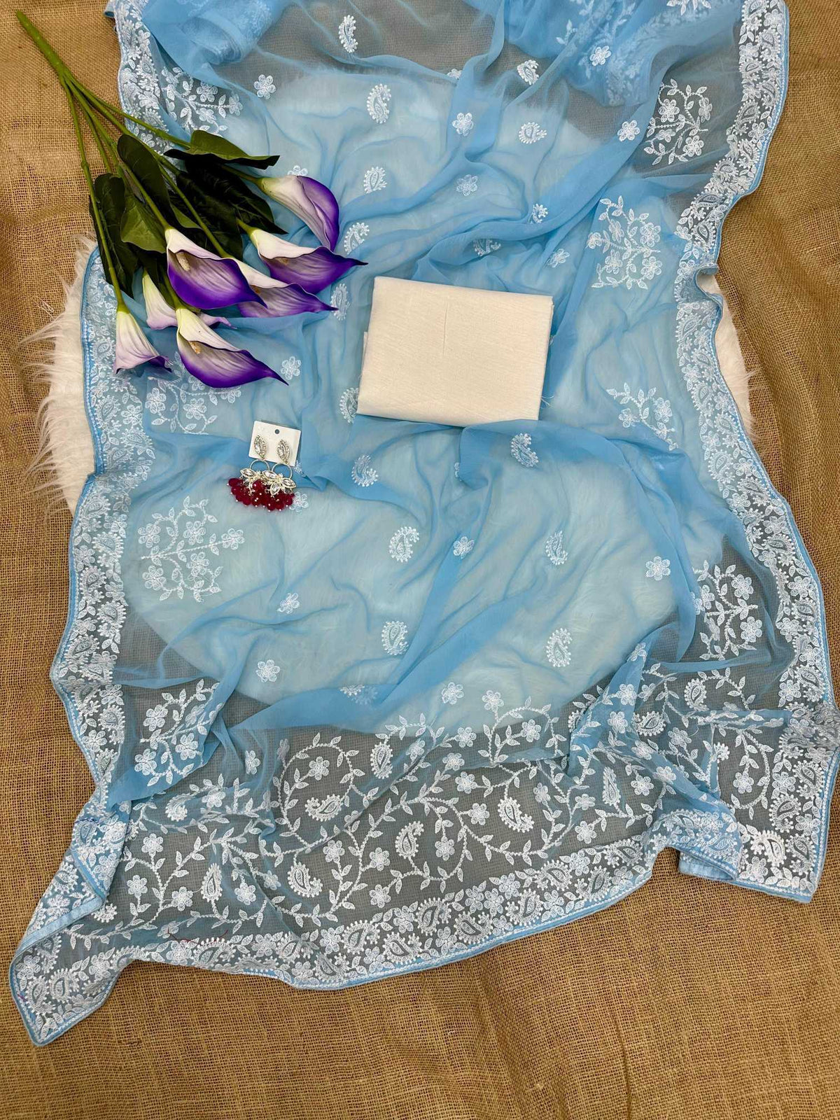 Mounika Georgette Party Wear Saree
