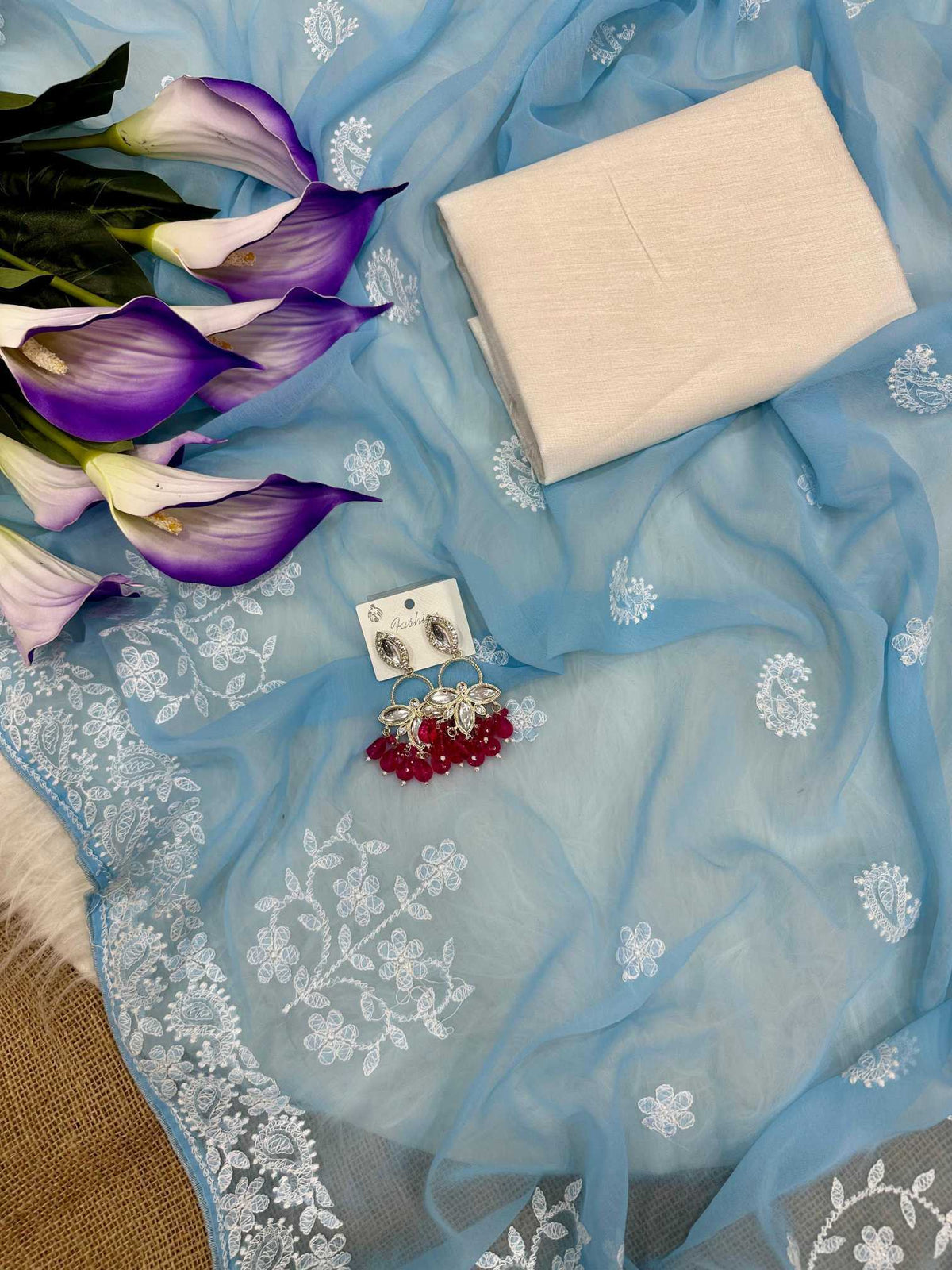 Mounika Georgette Party Wear Saree