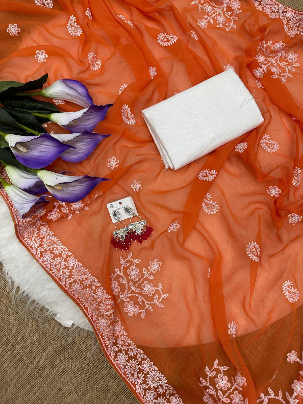 Mounika Georgette Party Wear Saree