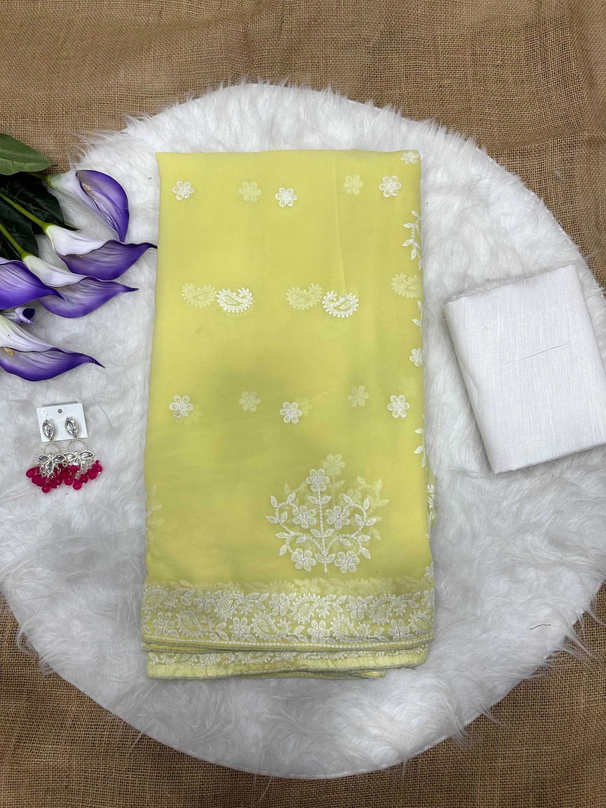 Mounika Georgette Party Wear Saree