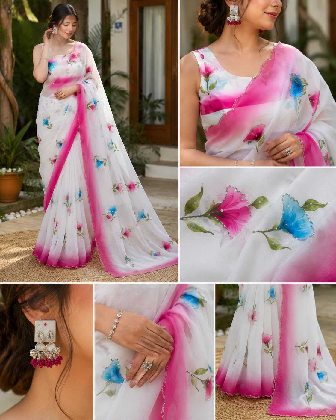 Mridula Georgette Printed Saree