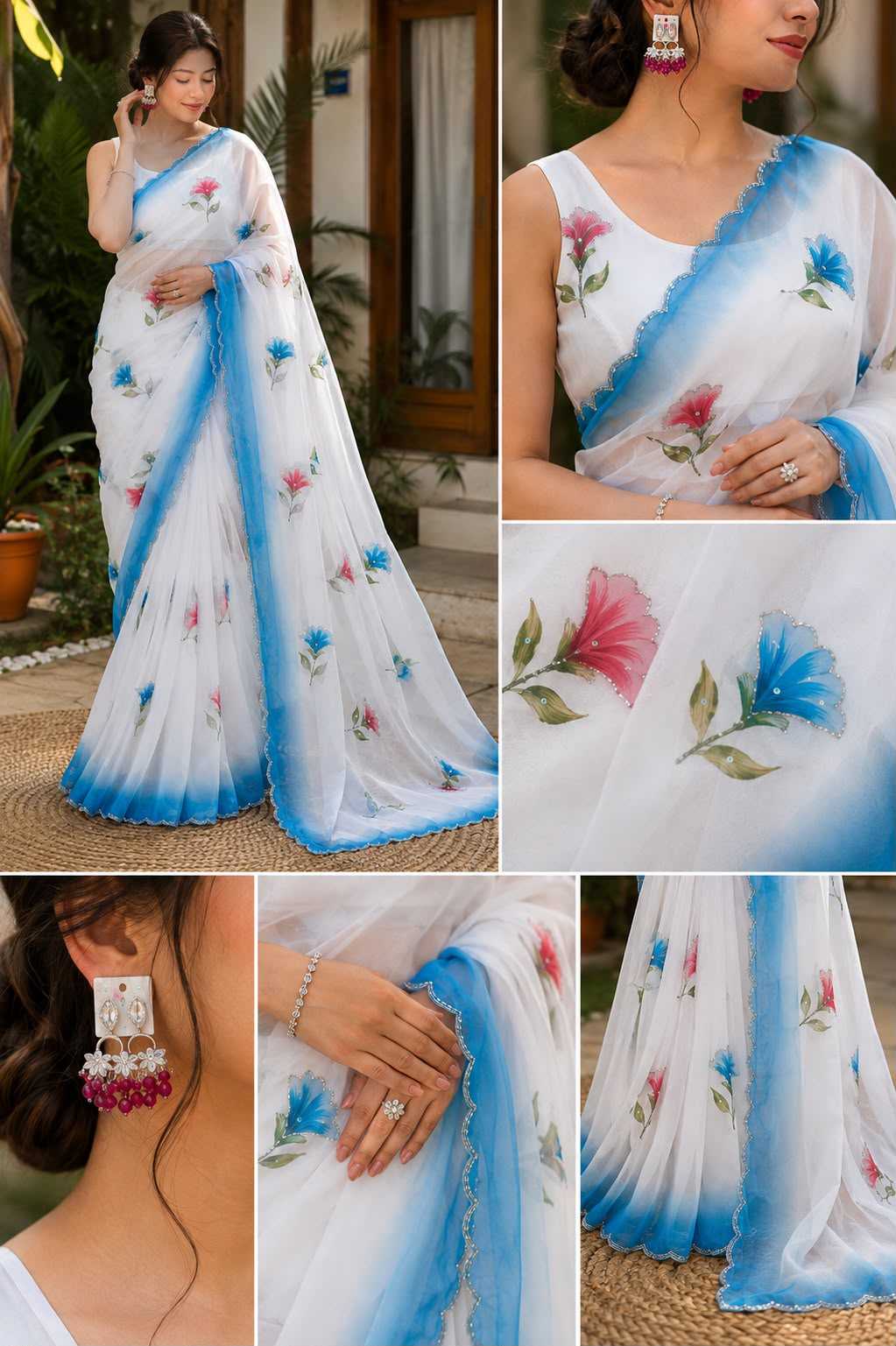 Mridula Georgette Printed Saree