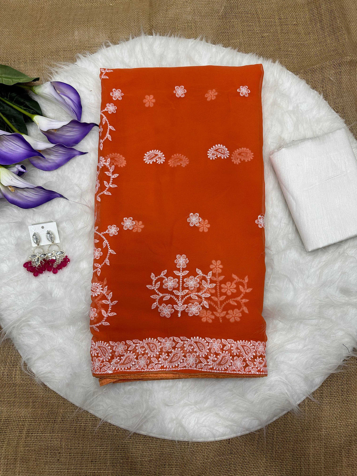 Nka Georgette Saree