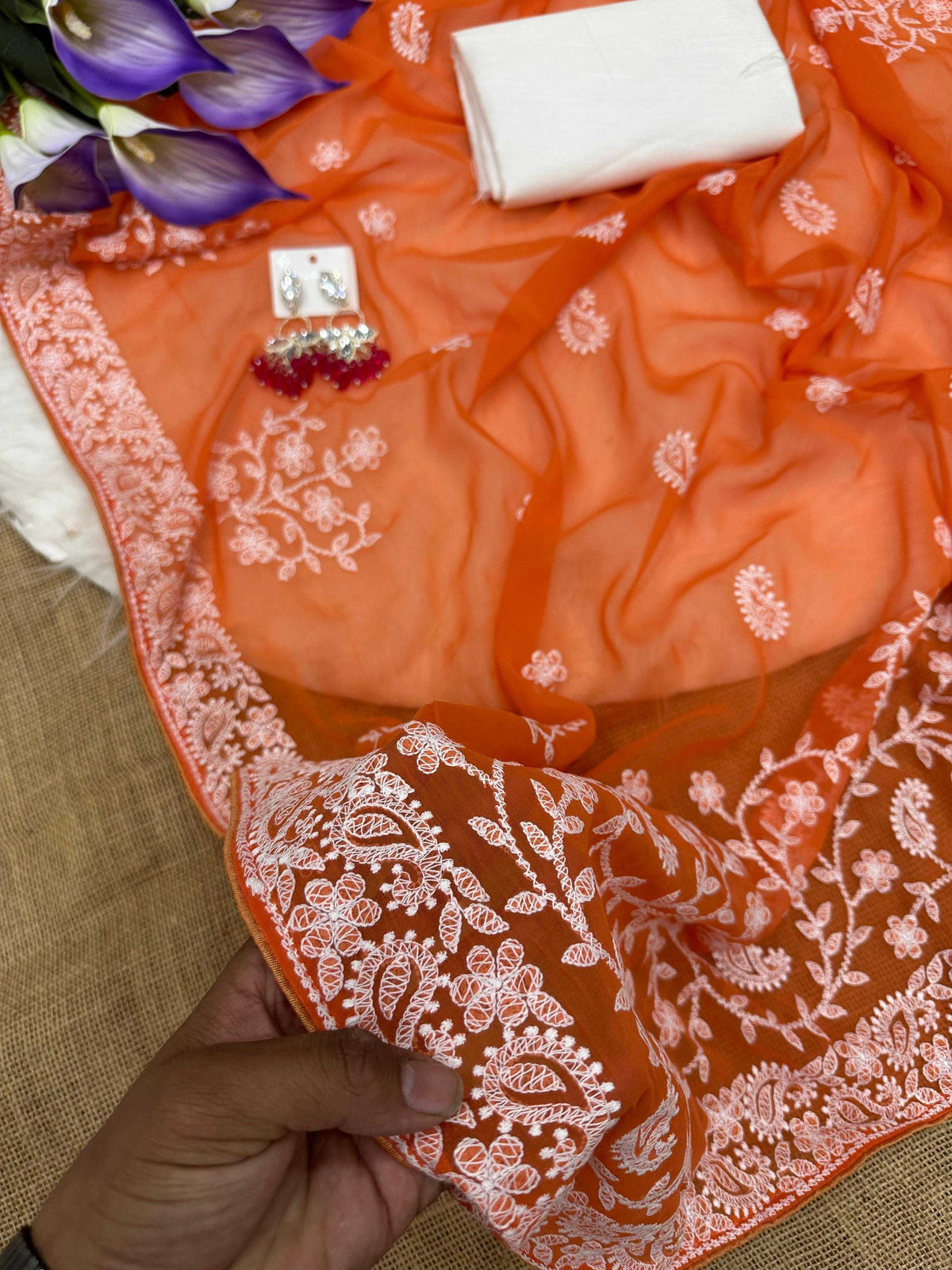 Nka Georgette Saree