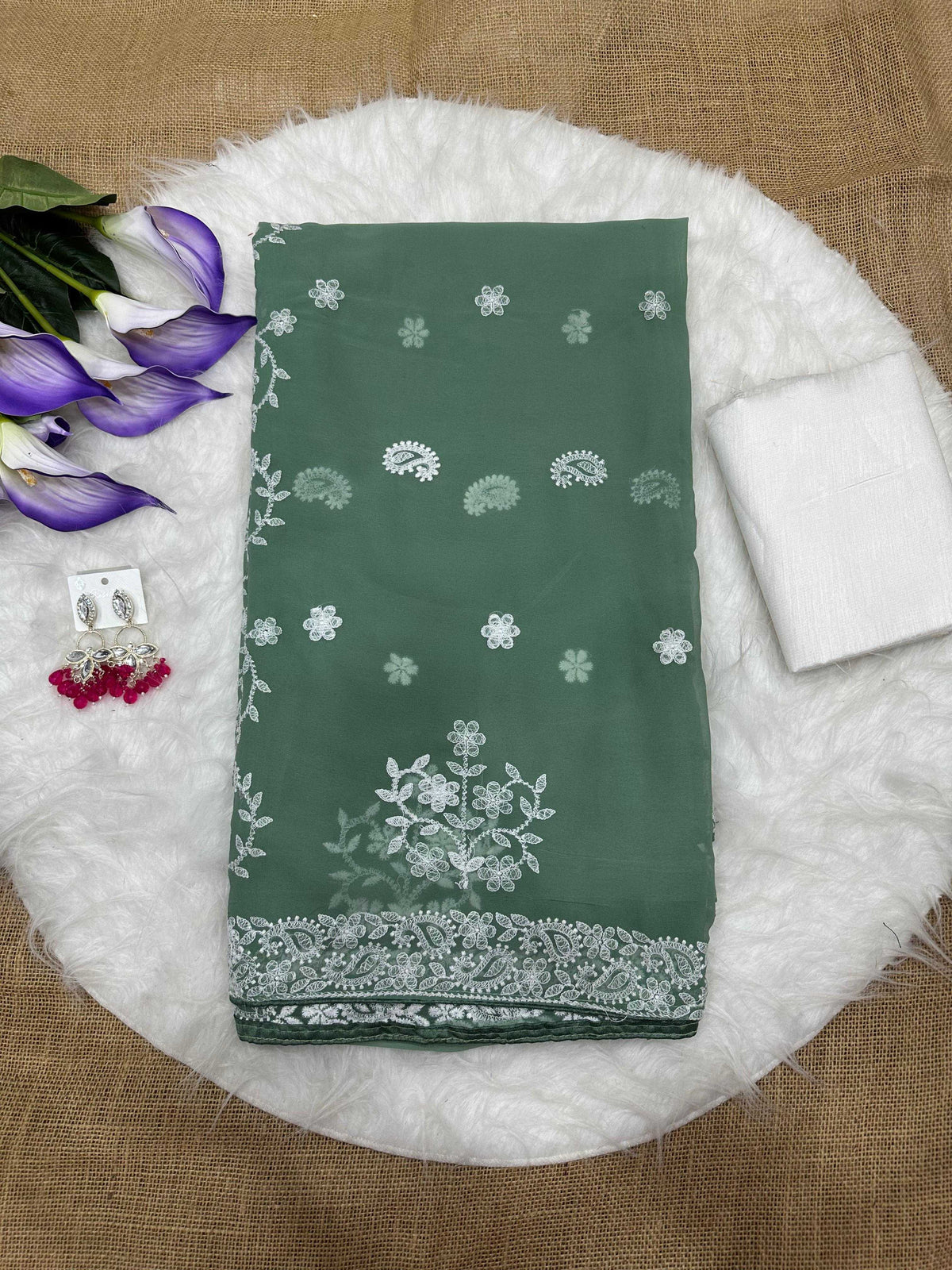 Nka Georgette Saree