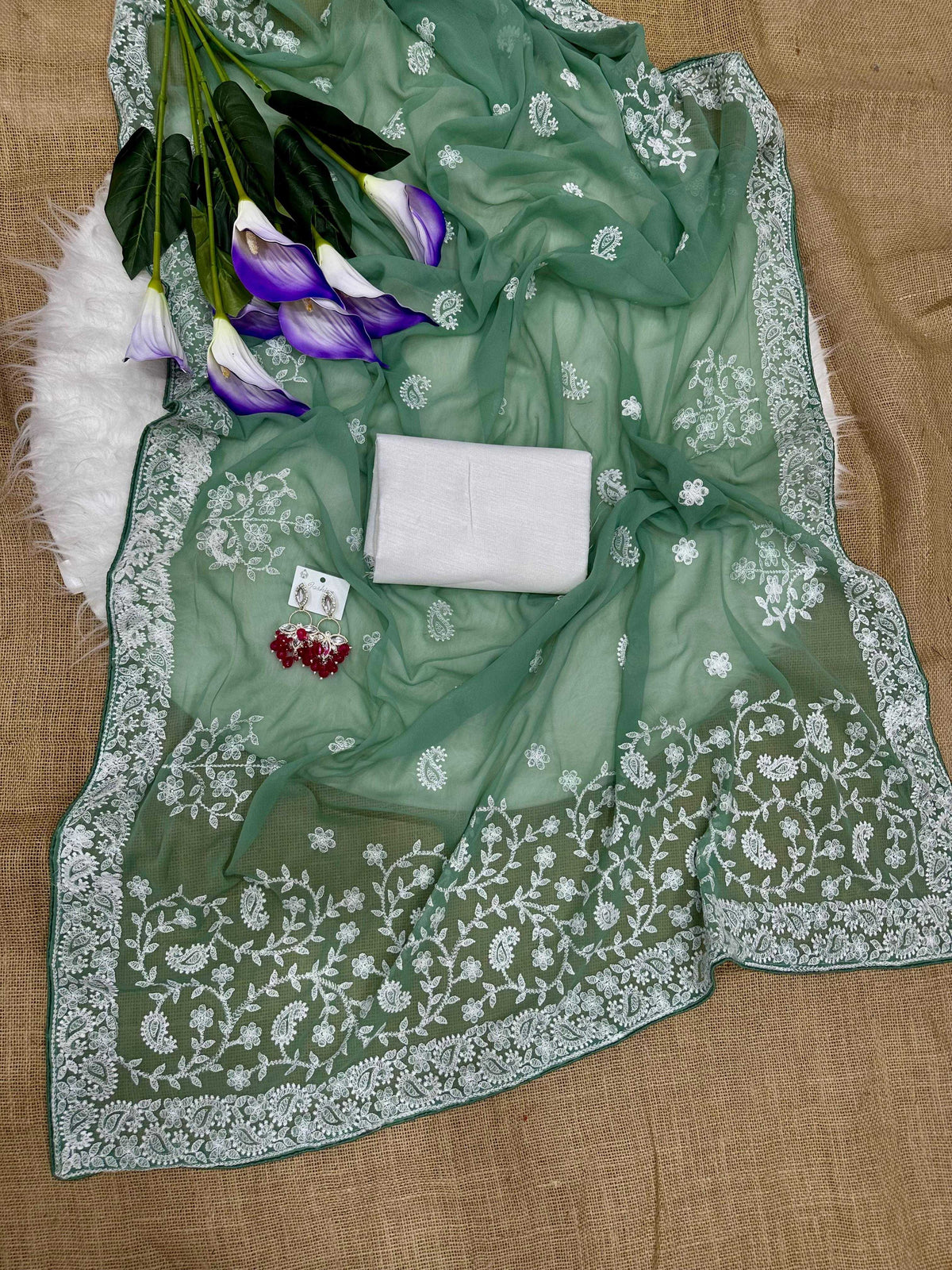 Nka Georgette Saree