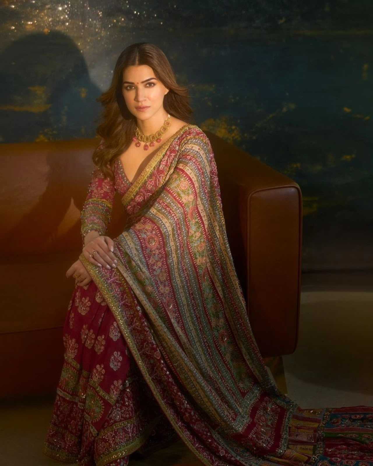 Crape Satin Saree