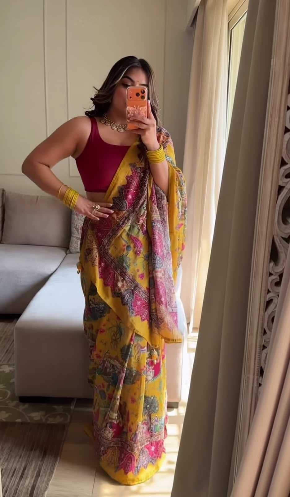 Sof Crepe Silk Printed Saree