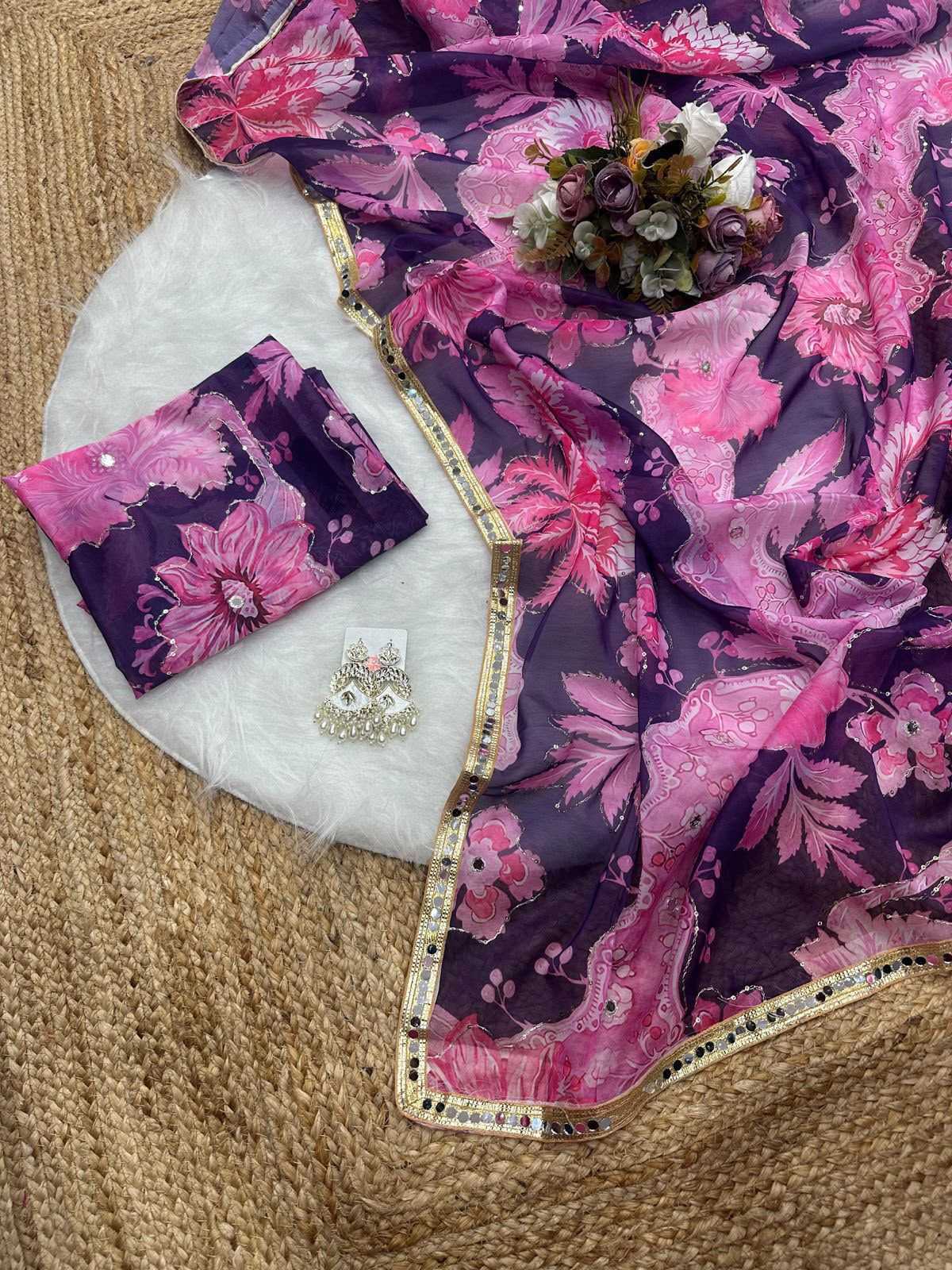 Party Wear Silk Saree