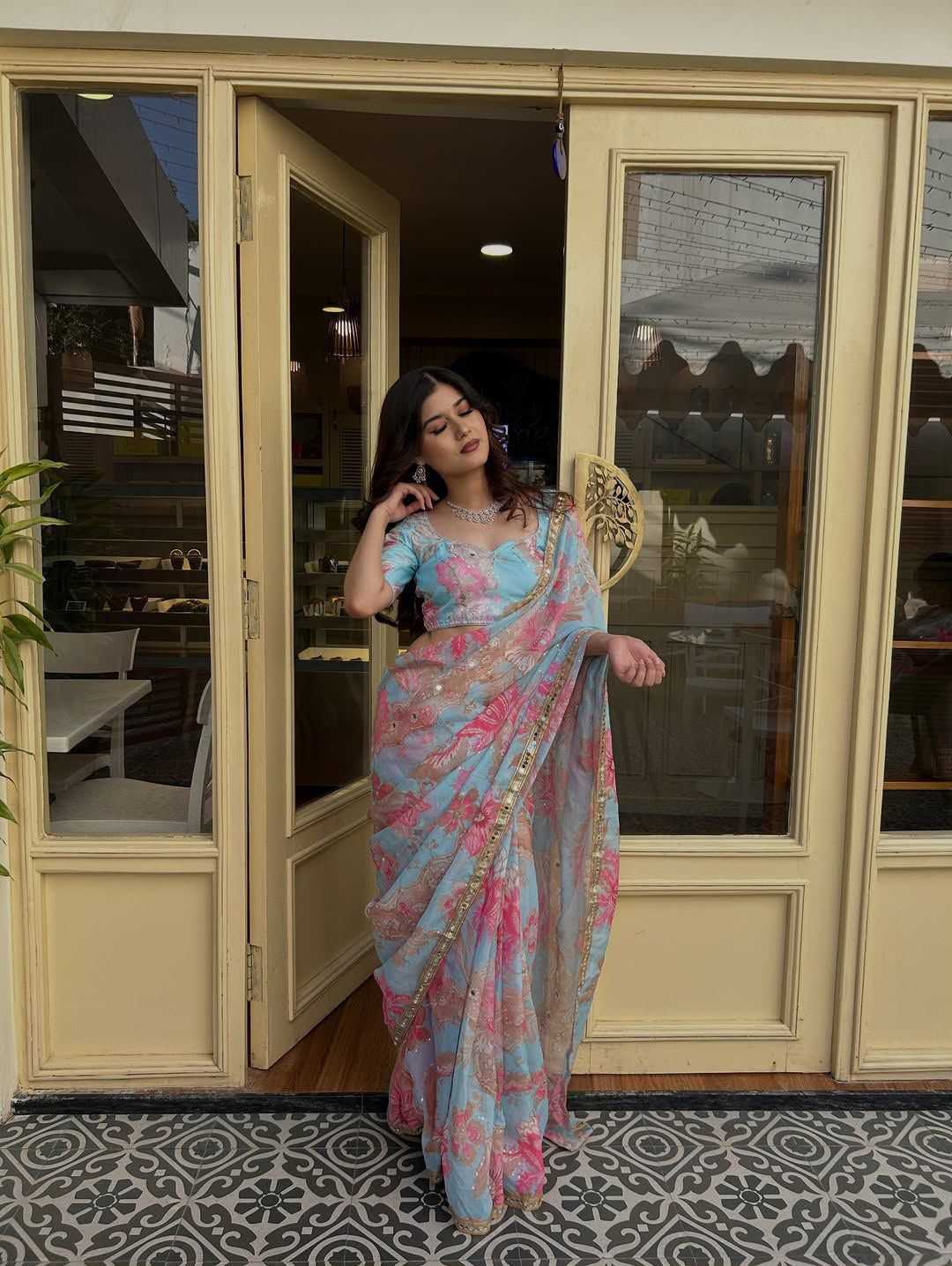 Party Wear Silk Saree