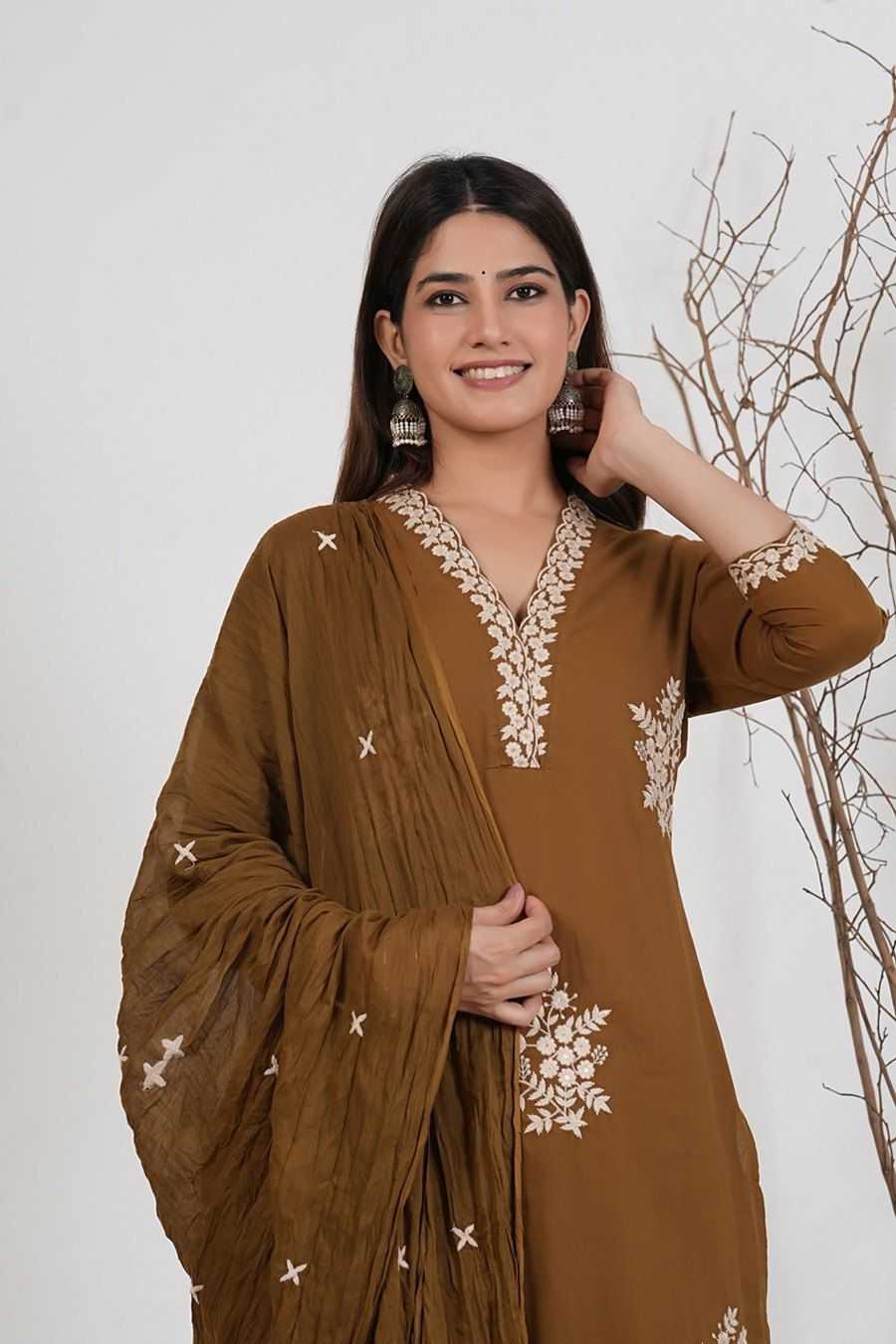 Heavy Roman Silk Festive Kurti