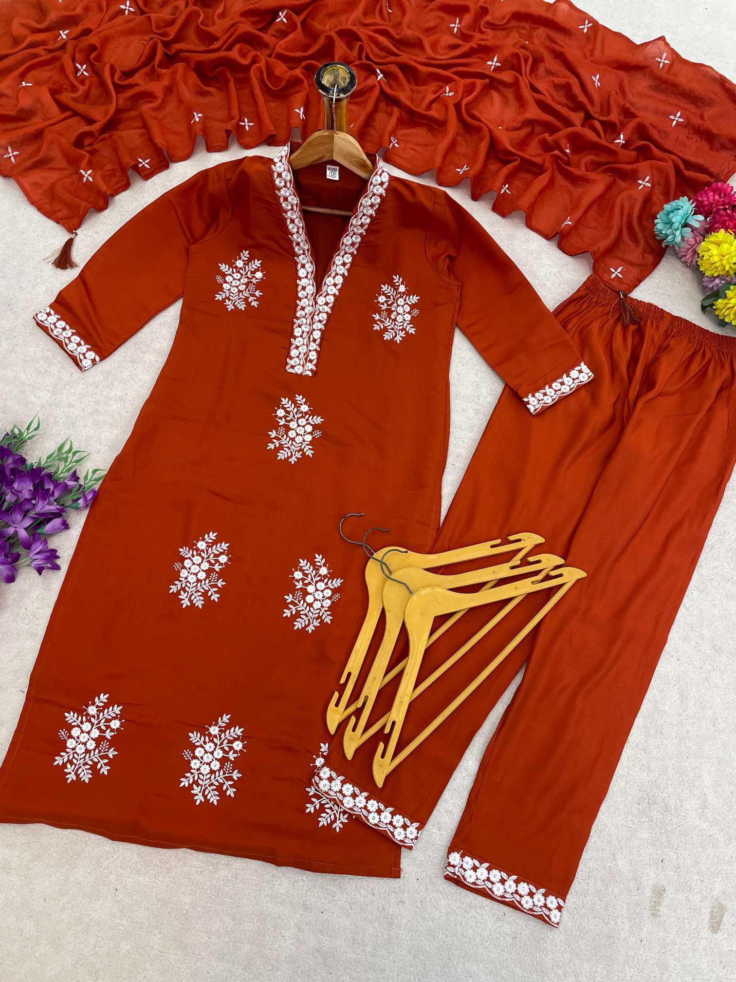 Heavy Roman Silk Festive Kurti