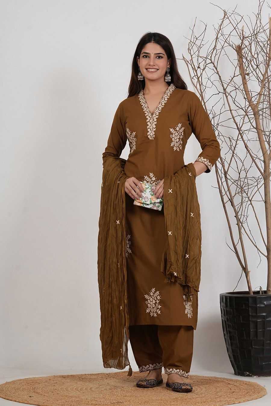 Heavy Roman Silk Festive Kurti
