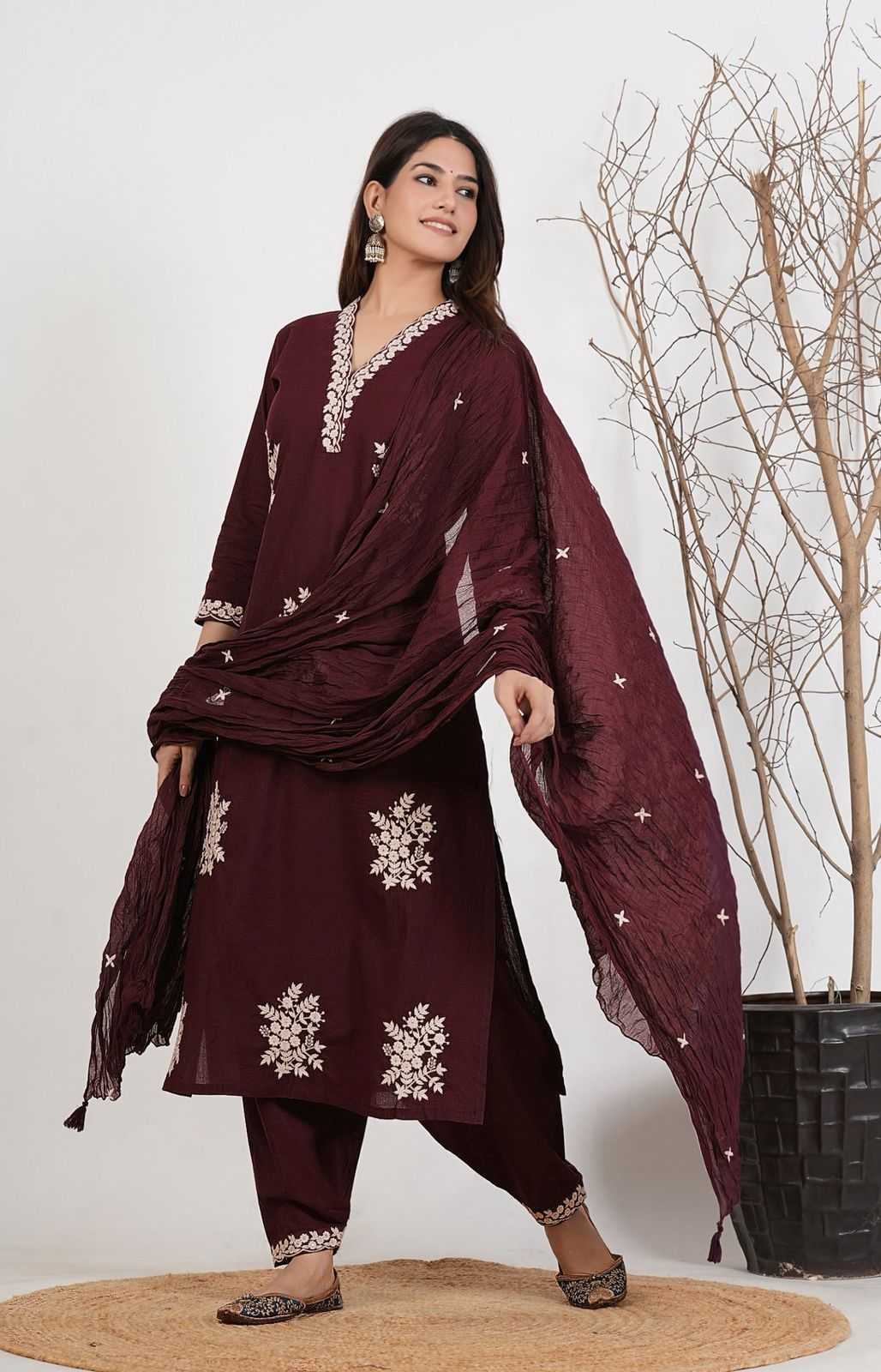 Heavy Roman Silk Festive Kurti