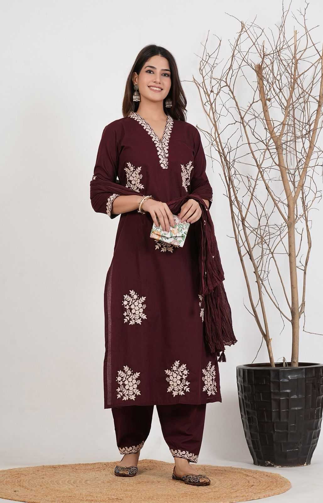 Heavy Roman Silk Festive Kurti