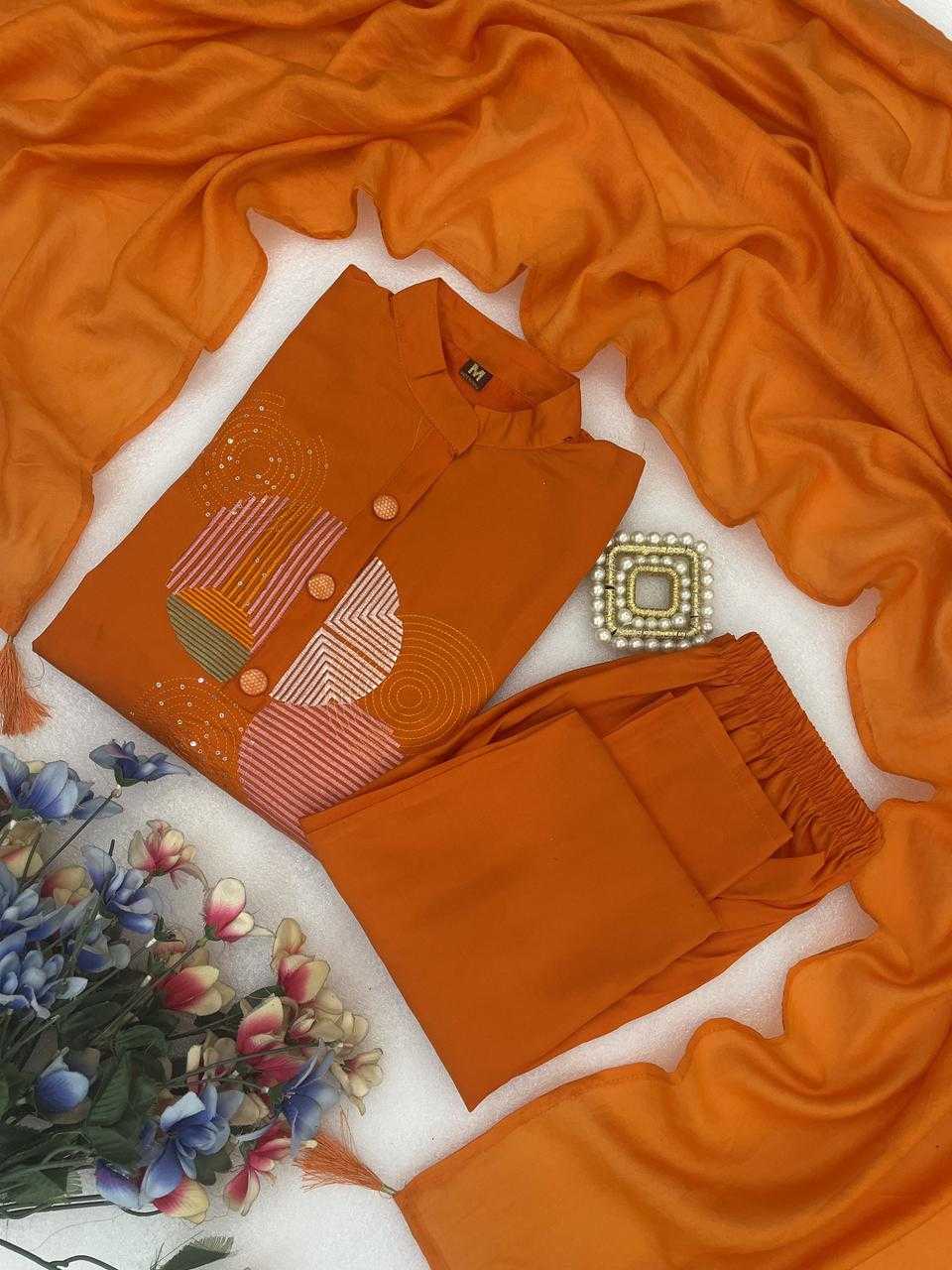 Heavy Roman Silk Designer Kurti