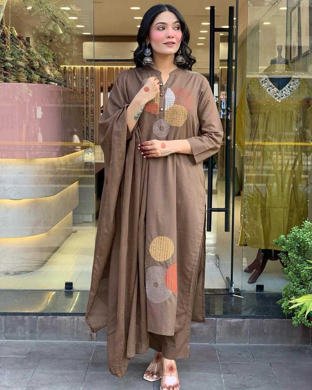 Heavy Roman Silk Designer Kurti