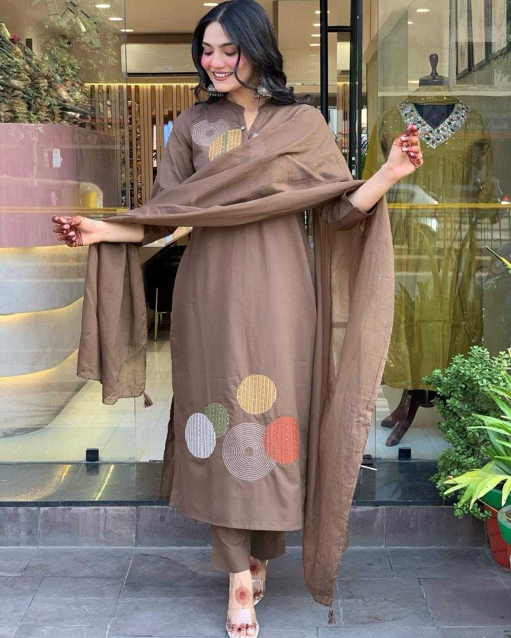 Heavy Roman Silk Designer Kurti
